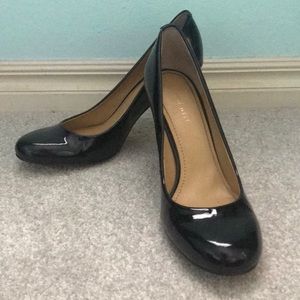 Nine West Ambitious Black Patent Leather Heel 10